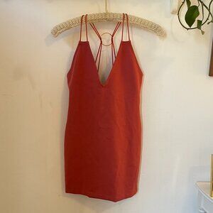 Coral Mini Club Dress